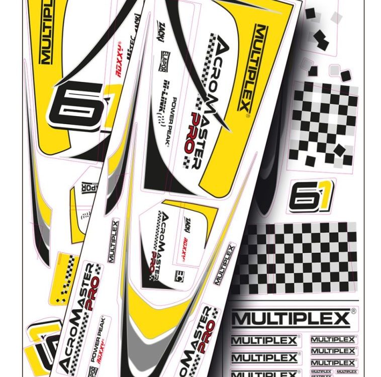 Dekorbogen Acromaster Pro