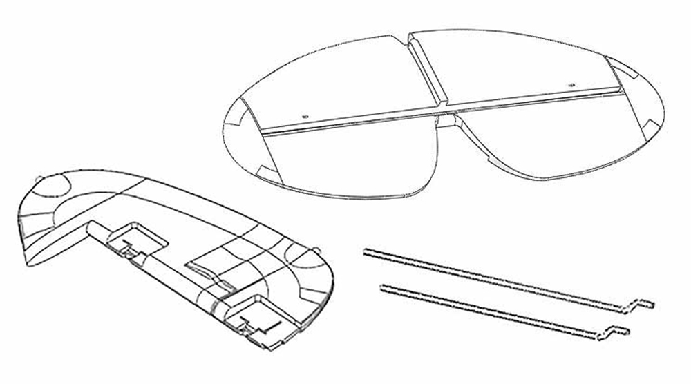RR Leitwerkssatz FunCub XL ND | Multiplex | # 1-02056