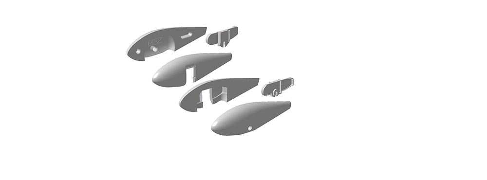 Radschuhset Extra 330LX | Multiplex | # 1-02244