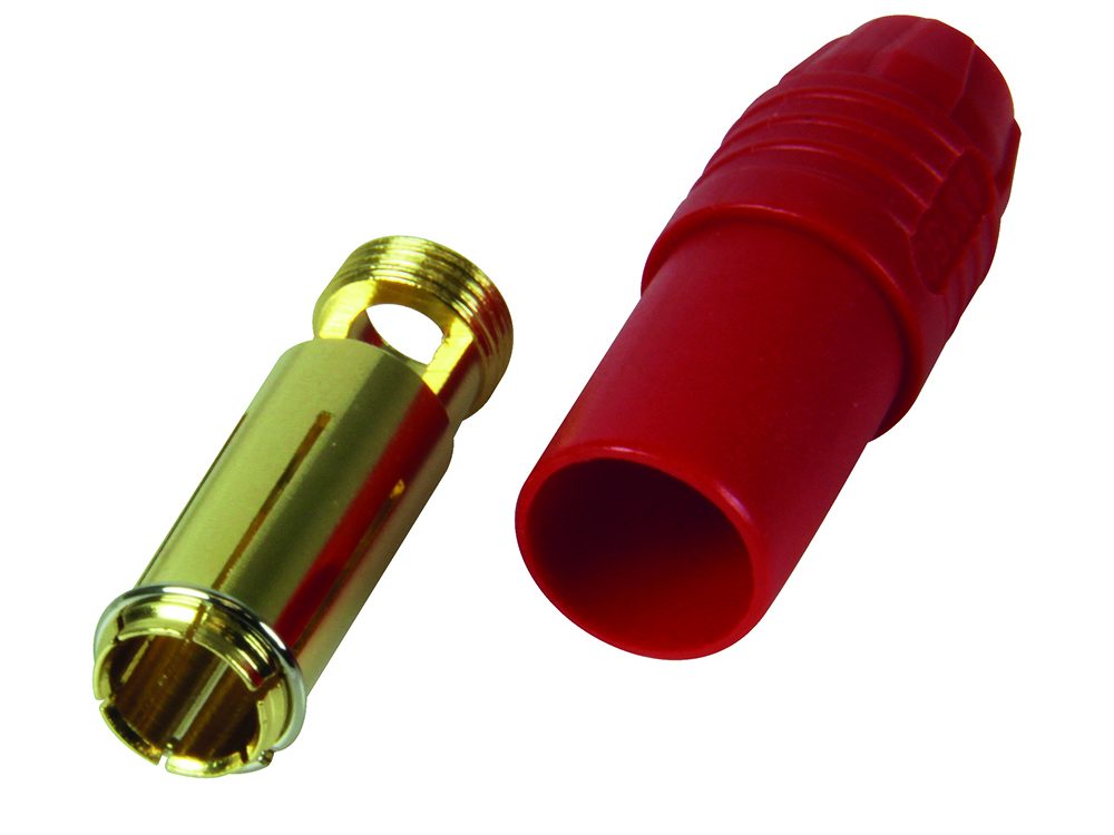 MPX-AS150 Buchse rot 2 Stück | Multiplex | # 1-02336