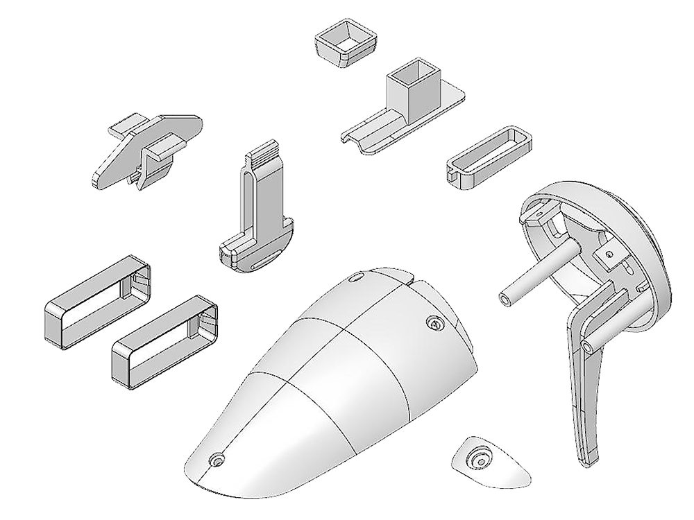 Kunststoffteilesatz EasyStar II + III | Multiplex | # 224244