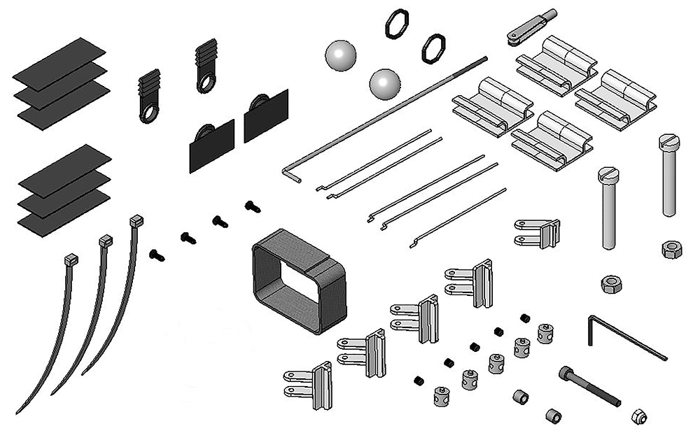 Kleinteilesatz Heron | Multiplex | # 224397