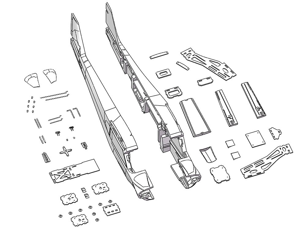 Rumpfteileset FunCub XL | Multiplex | # 224430