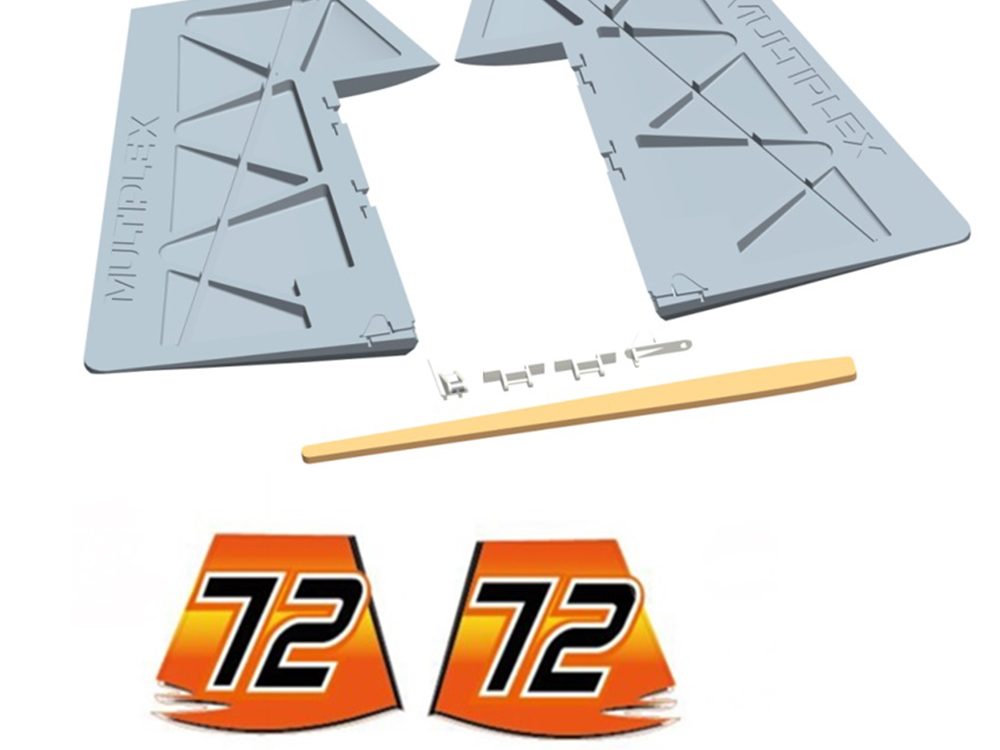 Seitenruder (Schaumteile weiß)Extra 330 S | Multiplex | # 224466