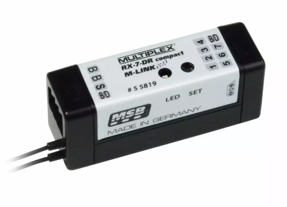 Multiplex Empfänger RX-7-DR compact M-LINK 2,4 GHz, | # 55819