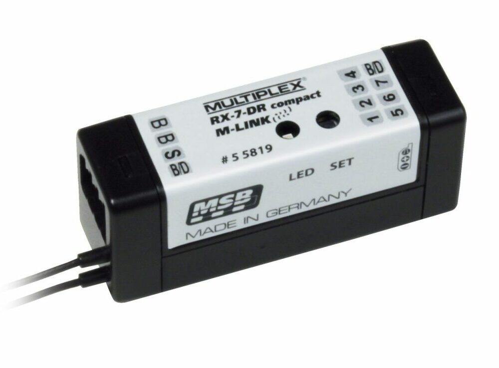 Multiplex Empfänger RX-7-DR compact M-LINK 2,4 GHz, | #  55819