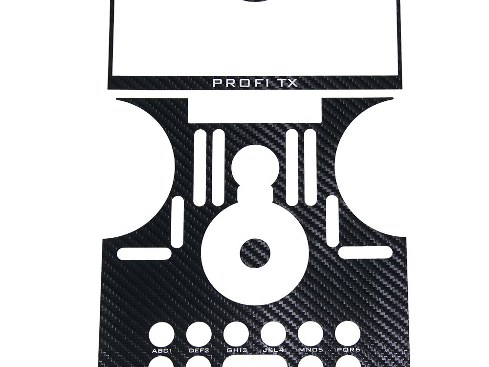 Dekorbogen PROFI TX carbon schwarz | Multiplex | # 724407