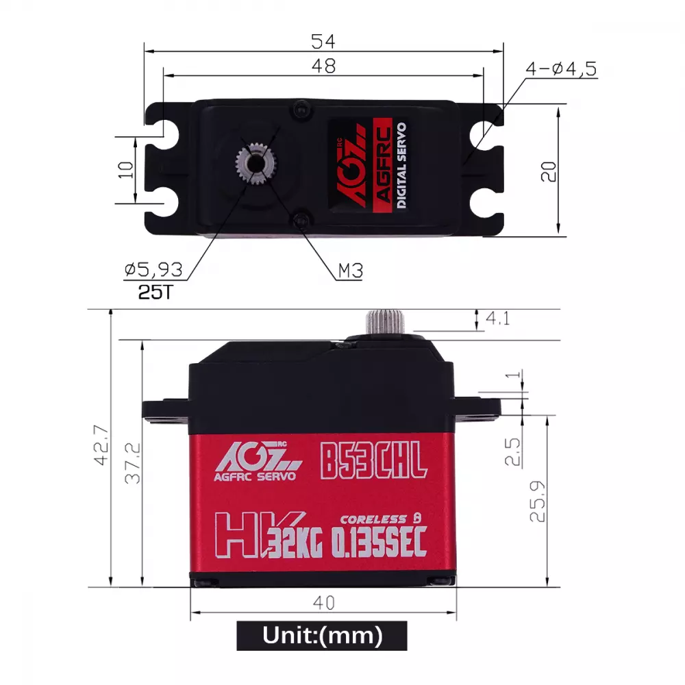 AGF-RC Servo | # B53CHLV2