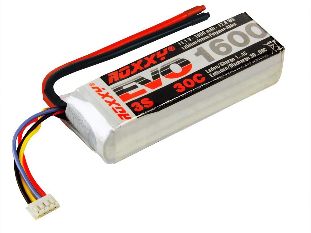 ROXXY EVO LiPo 3-1600 30C 17