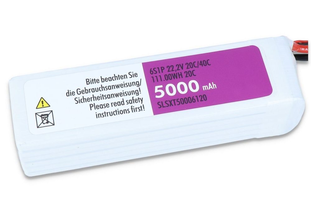 SLS XTRON 5000mAh 6S1P 22,2V 20C/40C | # SLSXT50006120