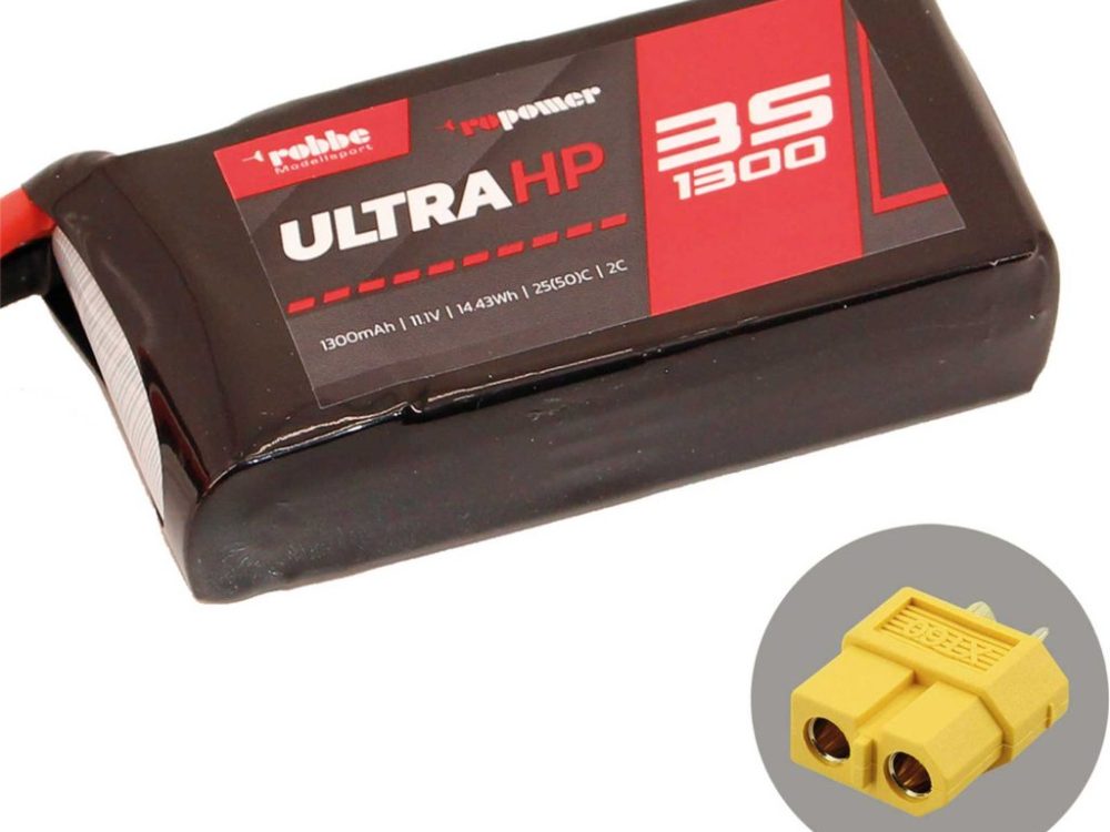 Robbe Modellsport RO-POWER ULTRA HP 1300MAH 11,1 VOLT 3S 25(50)C LIPO AKKU | # 7333