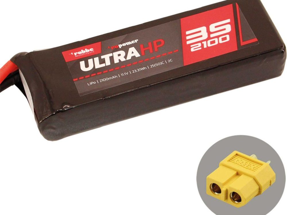 Robbe Modellsport RO-POWER ULTRA HP 2100MAH 11,1 VOLT 3S 25(50)C LIPO AKKU | # 7337