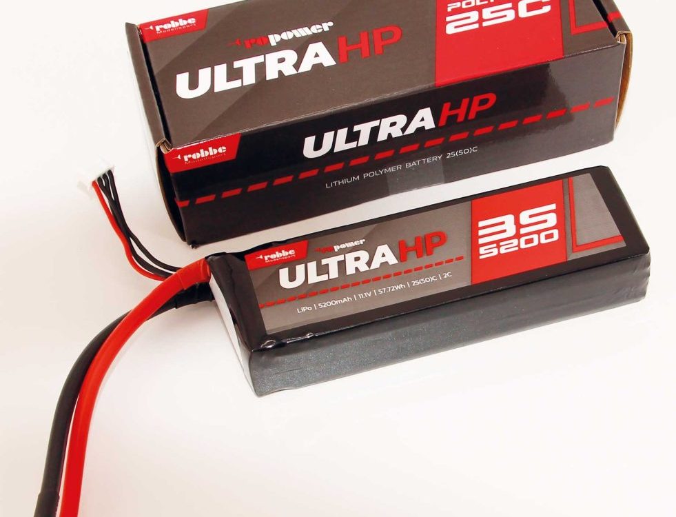Robbe Modellsport RO-POWER ULTRA HP 5200MAH 11,1 VOLT 3S 25(50)C LIPO AKKU | # 7347