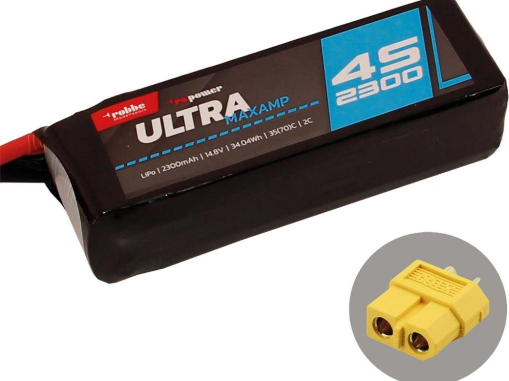 Robbe Modellsport RO-POWER ULTRA MAXAMP 2300MAH 14,8 VOLT 4S 35(70)C LIPO AKKU | # 7363