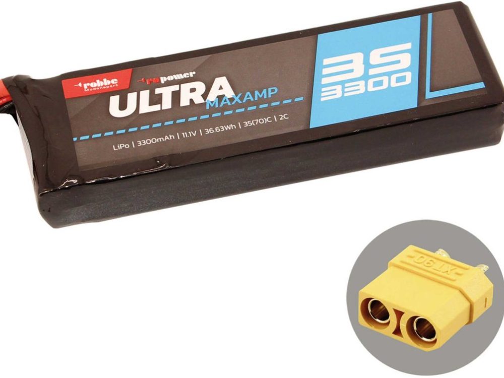 Robbe Modellsport RO-POWER ULTRA MAXAMP 3300MAH 11,1 VOLT 3S 35(70)C LIPO AKKU | # 7366