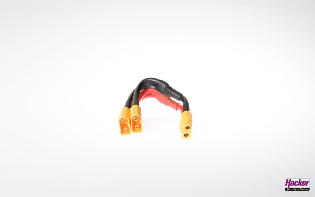 Adapterkabel 2x XT60 Akku parallel auf XT60-Buchse | # 26069438