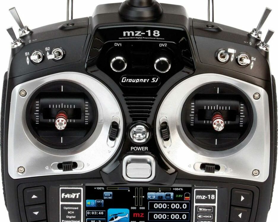 GRAUPNER MZ-18 HOTT EINZELSENDER 2,4Ghz FERNSTEUERUNG | #  S1005.77