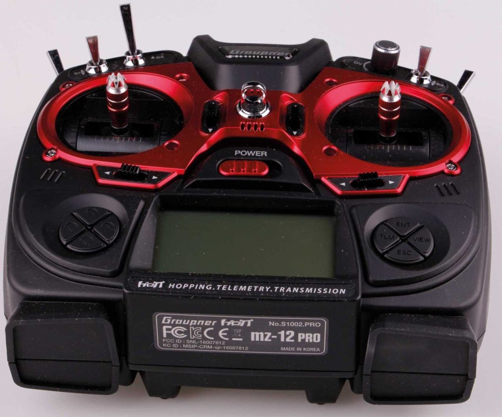 GRAUPNER MZ-12 PRO HOTT Einzelsender 2.4Ghz Fernsteuerung #S1002.PRO.77
