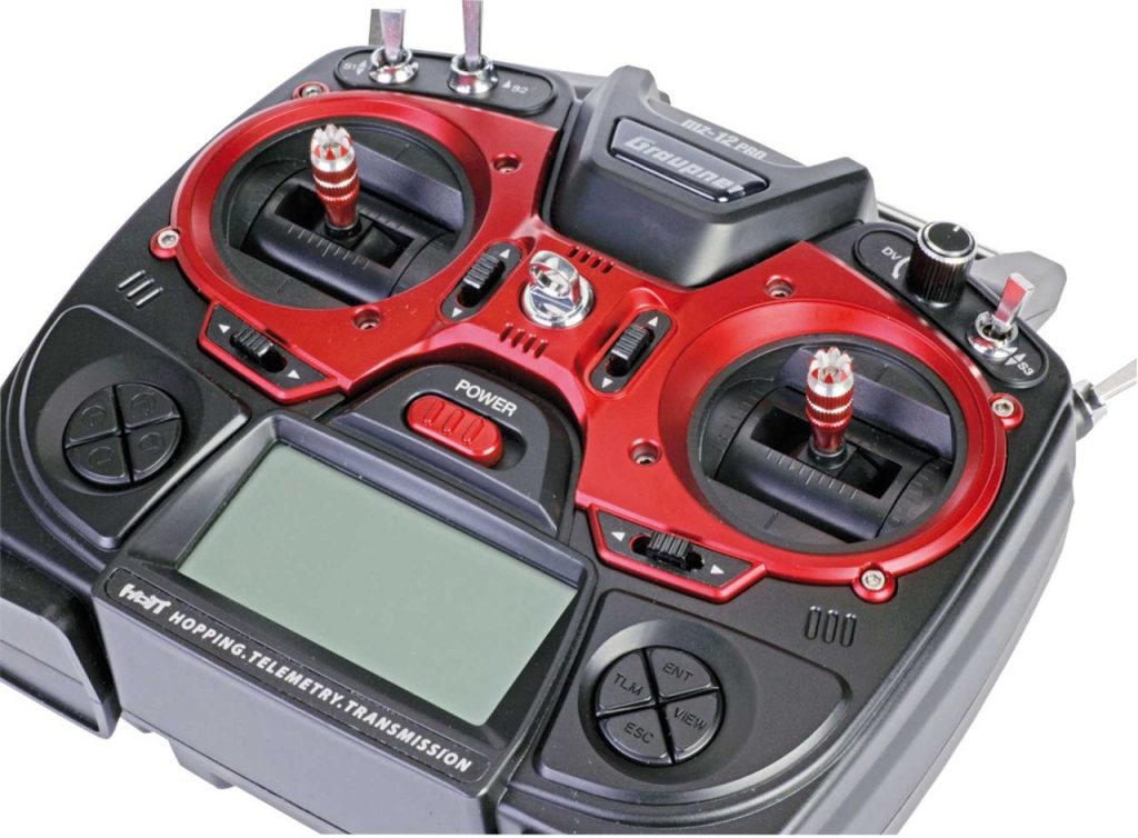 GRAUPNER MZ-12 PRO HOTT Einzelsender 2.4Ghz Fernsteuerung #S1002.PRO.77