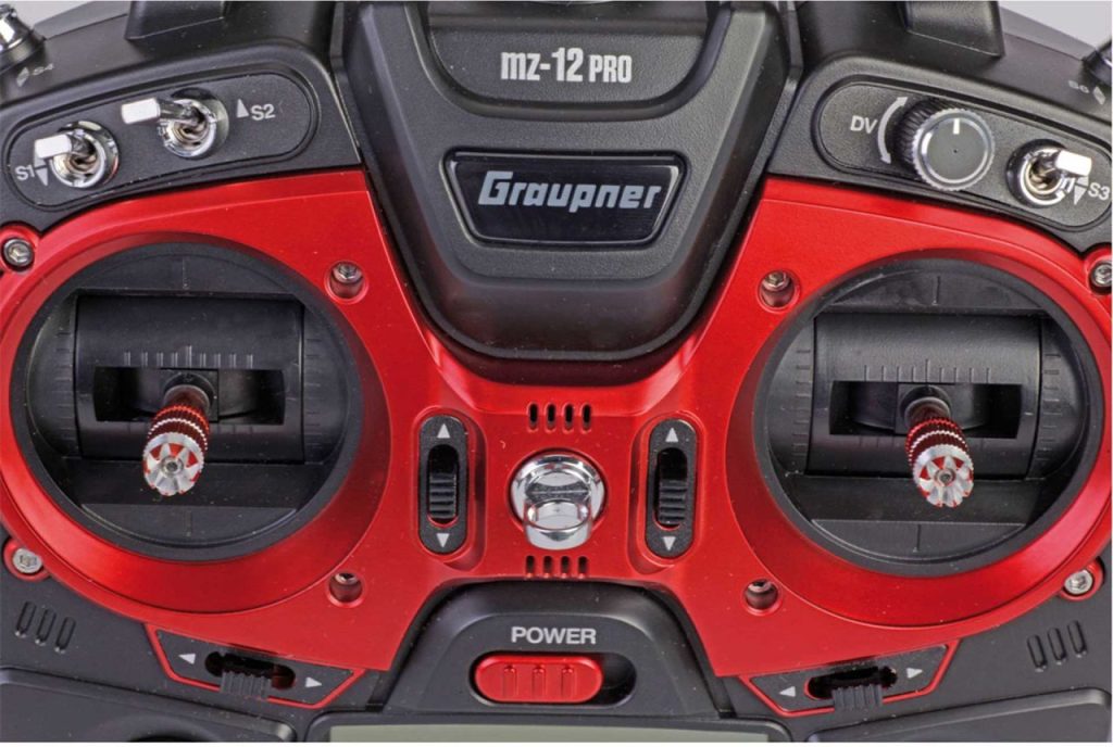 GRAUPNER MZ-12 PRO HOTT Einzelsender 2.4Ghz Fernsteuerung #S1002.PRO.77