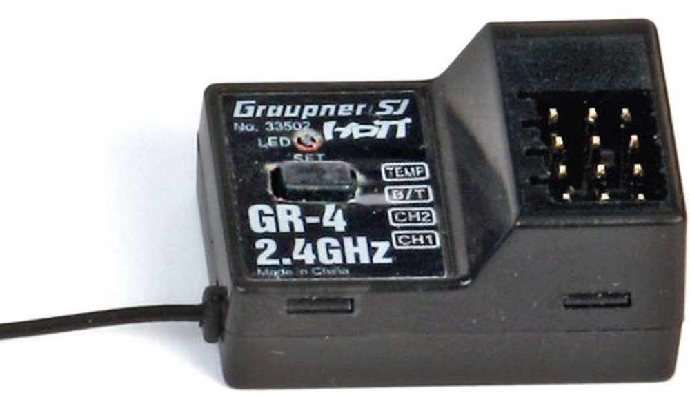 GRAUPNER GR-4 HOTT 2K TELEMETRIE EMPFÄNGER #33502