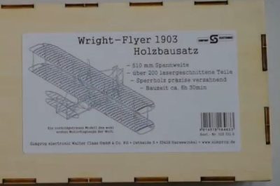 Simprop Holzbausatz Wright-Flyer 1903, #0253286