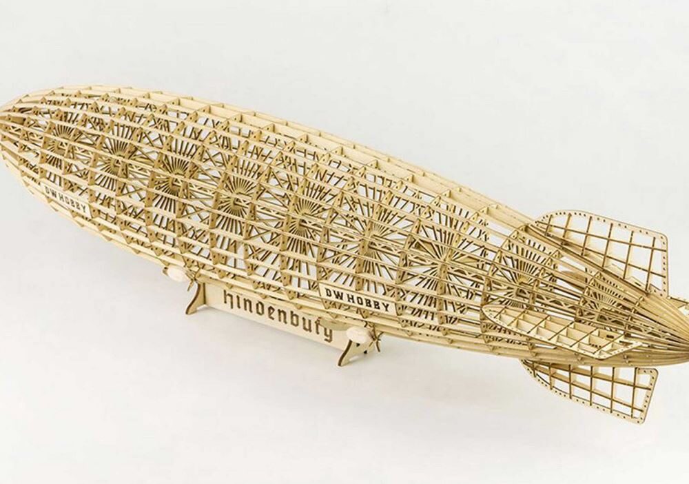Simprop Holzbausatz Zeppelin Hindenbu, #0253294