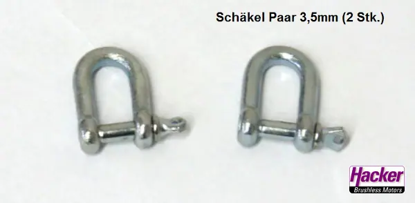 Para-RC Schäkel 3,5mm (2er-Satz), #67002100