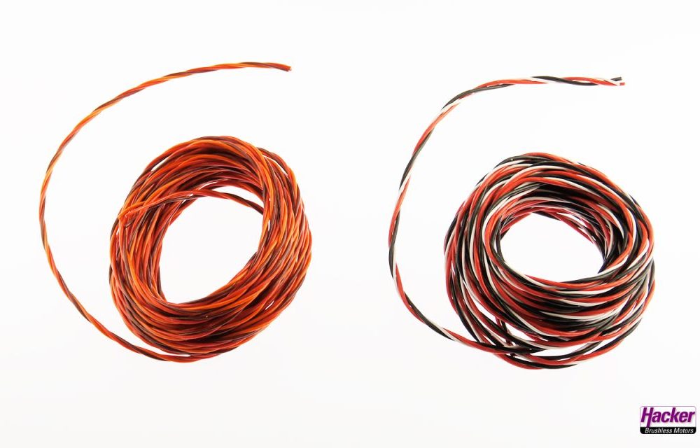 Premium²-Servokabel verdrillt, 5m (5m – 2 x 0,5mm² + 1 x 0,14mm²) | # R8987/2315