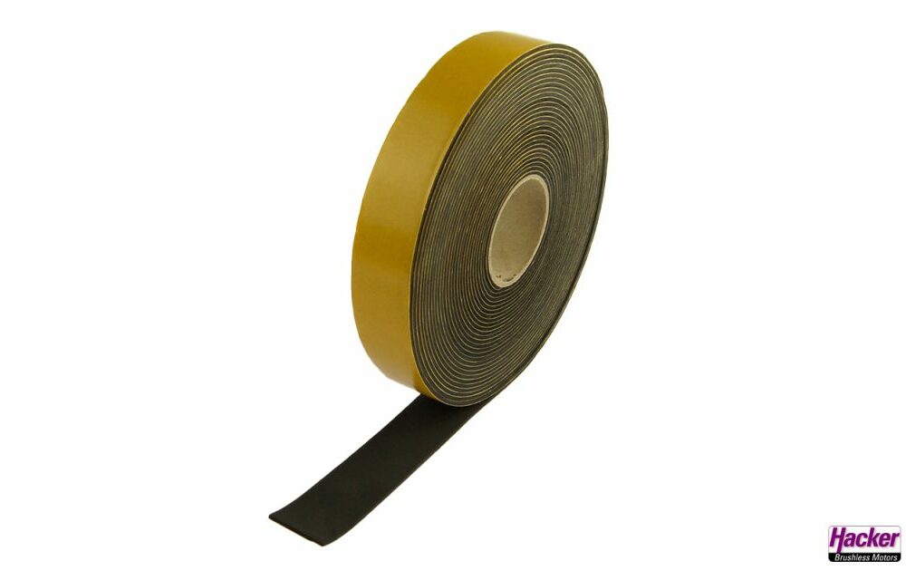Antirutsch-Moosgummistreifen 30 x 2 mm – 10 Meter-Rolle | #A86098
