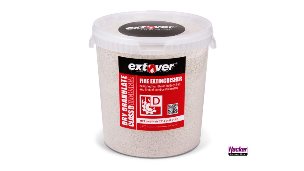 Extover - Feuerlöschgranulat - Kunststoffeimer - 33l | # 27022000