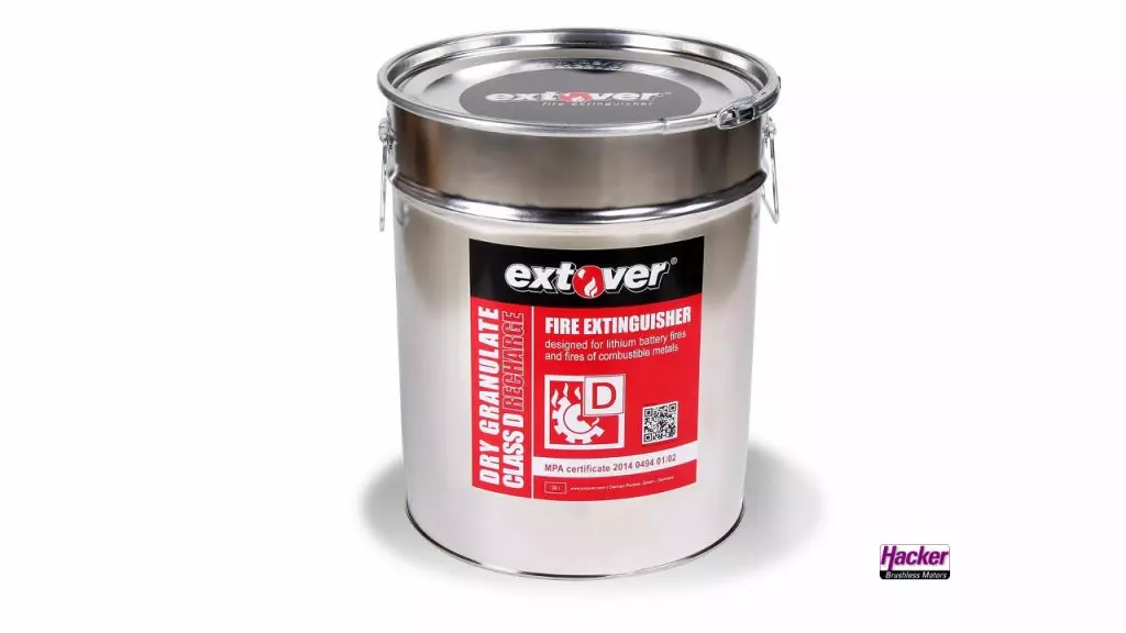 Extover - Feuerlöschgranulat - Metalleimer - 10l | # 30502200