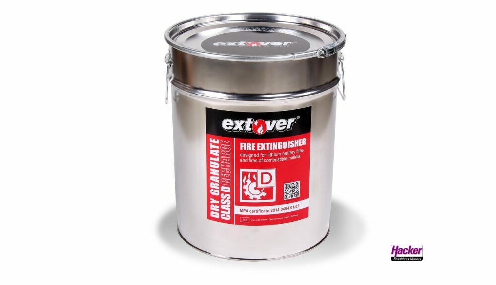 Extover – Feuerlöschgranulat – Metalleimer – 30l | # 27022100