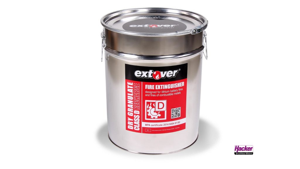 Extover - Feuerlöschgranulat - Metalleimer - 30l | # 27022100