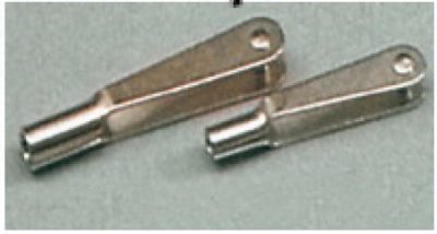 Gabelköpfe verzinnt | Gewinde M 3×8 | Länge 30mm | Bolzen ø 1,5mm | 100 Stück | # 1003186