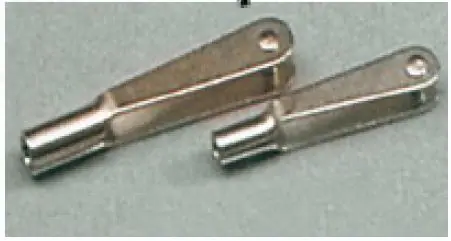 Gabelköpfe verzinnt | Gewinde M 3x8 | Länge 30mm | Bolzen ø 1,5mm | 100 Stück | # 1003186