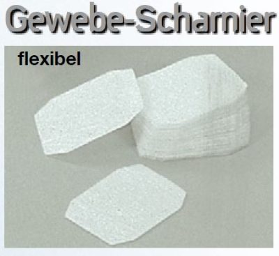 Flexibles Gewebescharnier 24 Stück | # 1029347