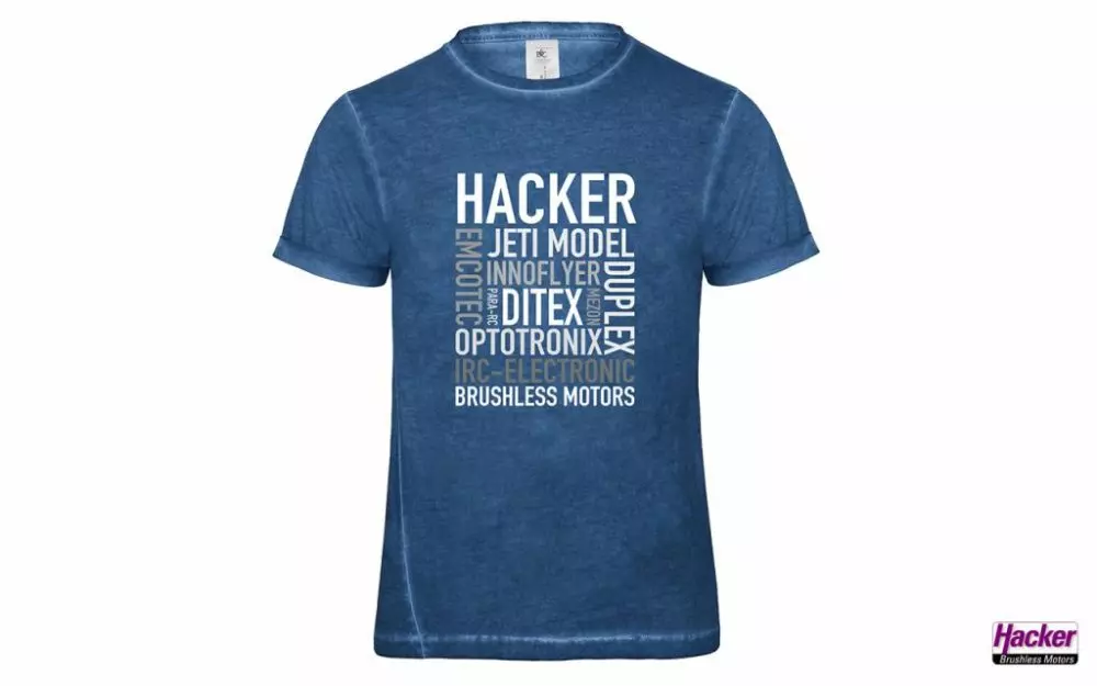 Hacker T-Shirt Brands blau (L) | #29298676/593