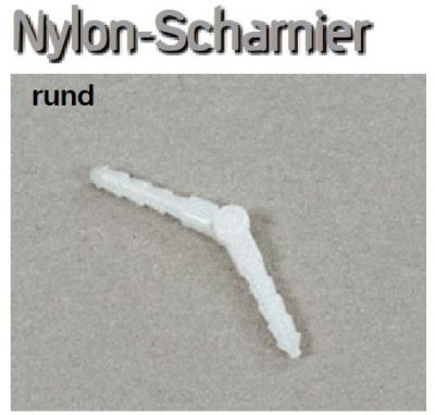 Nylon Scharnier Durchmesser ø2mm | Länge 30mm 10 Stück | # 1013181
