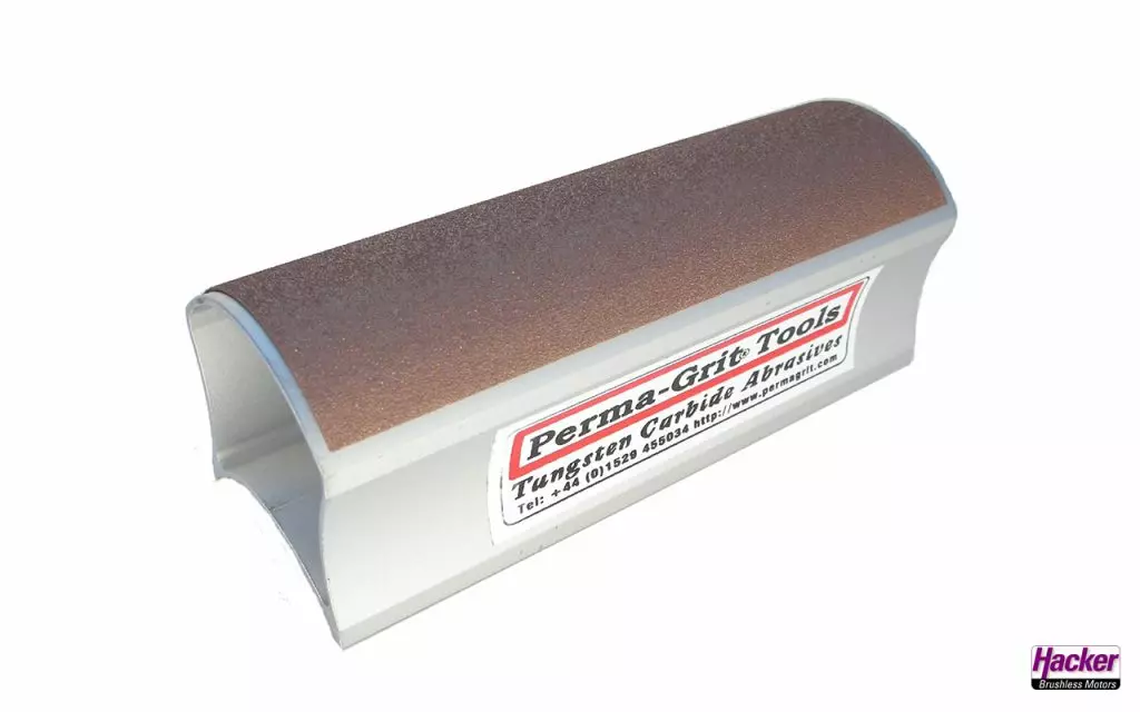 Schleifklotz  halbrund 140mm fein | # PG1046
