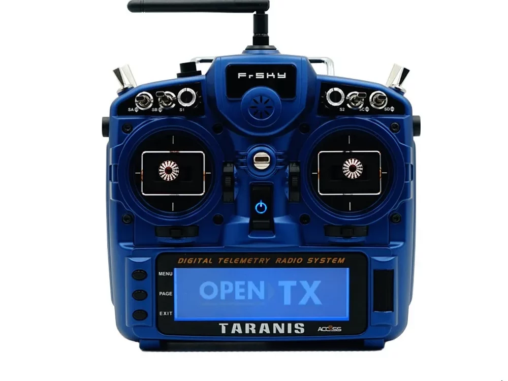 TARANIS X9D plus 2019 SE EU/LBT FrSky Senderset Night Blue mit SD-Karte/EVA-Bag, ohne Akku, dt. Menüf./Sprache 2,4Ghz | #  2206.026