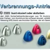 Elox.Alu Metall Spinnermuttern Ø 30 mm