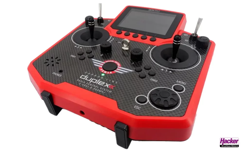 JETI Duplex Handsender DS-12 Special Edition 2023 Carbon Red Multimode inkl. Jeti Duplex R9| #  80001756 – Bild 3
