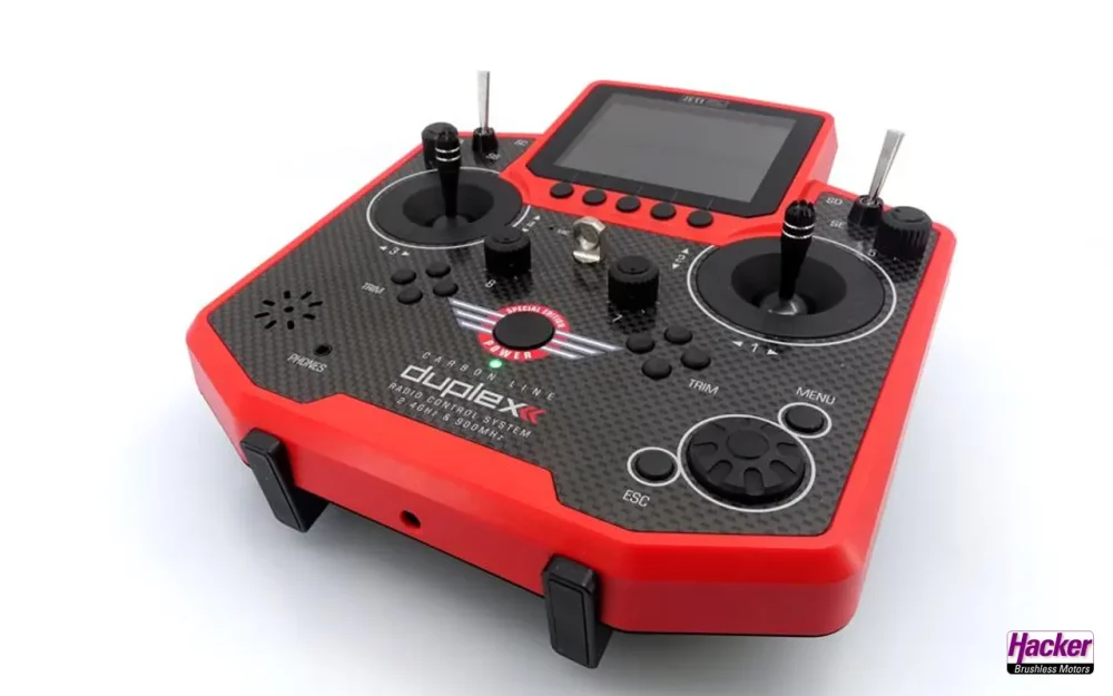 JETI Duplex Handsender DS-12 Special Edition 2023 Carbon Red Multimode inkl. Jeti Duplex R9| #  80001756 – Bild 4