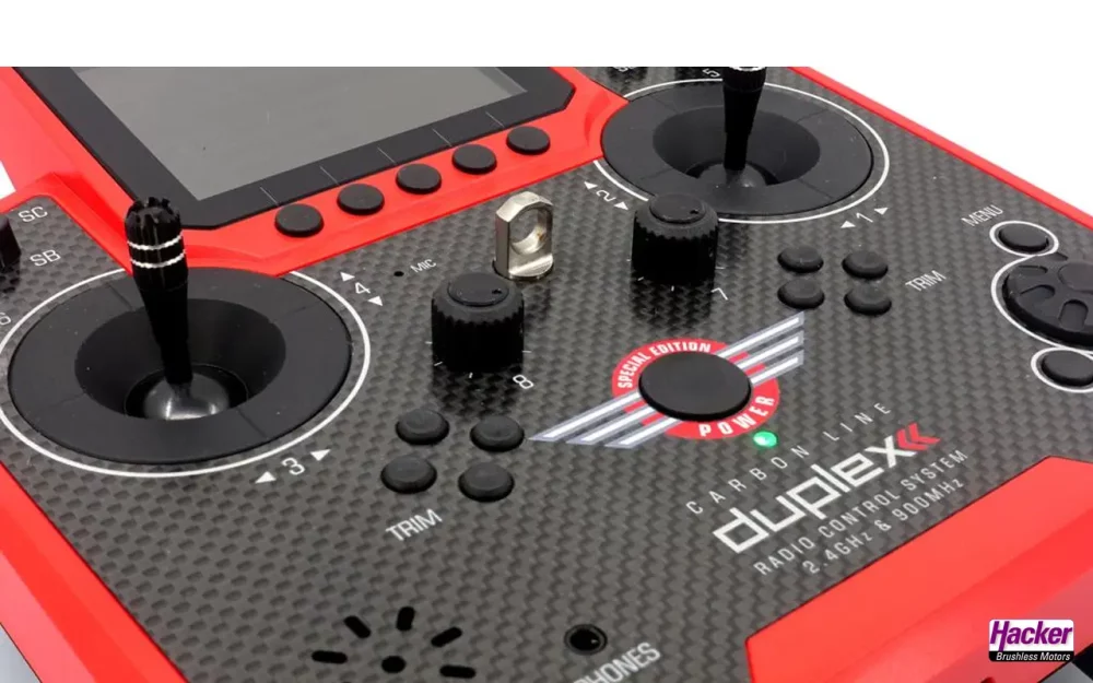 JETI Duplex Handsender DS-12 Special Edition 2023 Carbon Red Multimode inkl. Jeti Duplex R9| #  80001756 – Bild 6