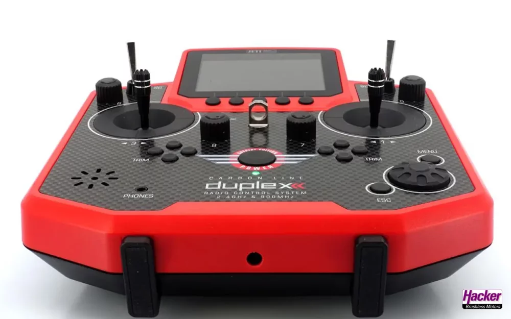 JETI Duplex Handsender DS-12 Special Edition 2023 Carbon Red Multimode inkl. Jeti Duplex R9| #  80001756 – Bild 5