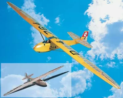 Grunau Baby 1:4 Baukasten Spannweite 3392 mm Länge 1522 mm | # 10110