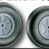 Profil Leicht-Räder für Großmodelle | Light Wheels | 1 Stück | Dubro 450 TL | Außen-Ø 114 mm | Achs-Ø 5 mm | Reifenbreite 35 mm | Felgenbreite 35 mm | 105 g | # 1026712 – Bild 2