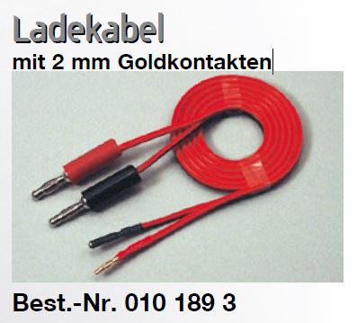 Ladekabel für Slow Fly Akkus 2m | # 0101893