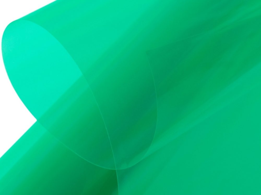 Kavan Bügelfolie TRANSPARENT GRÜN, 640mm breit, 2m Rolle | # KAV60.12017.2